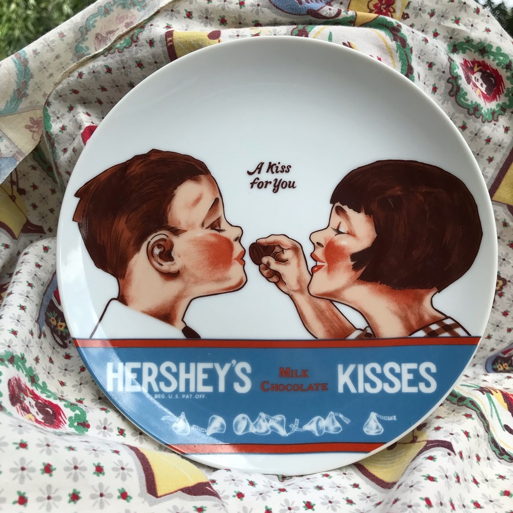 Collectible Hershey’s Kisses Porcelain Plate 1979